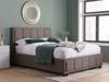Land Of Beds Forte Grey Fabric Bed Frame1