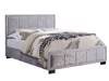 Land Of Beds Forte Steel Grey Fabric King Size Bed Frame5