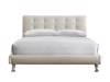 Land Of Beds Rhythm Cream Fabric Bed Frame6