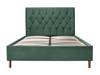 Land Of Beds Sonata Green Fabric Bed Frame5