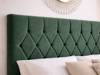 Land Of Beds Sonata Green Fabric Bed Frame3