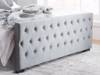 Land Of Beds Soprano Grey Fabric Bed Frame3
