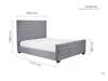 Land Of Beds Soprano Grey Fabric Bed Frame8