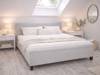 Land Of Beds Opus Grey Fabric Bed Frame1