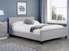 Land Of Beds Opus Grey Fabric Double Bed Frame1