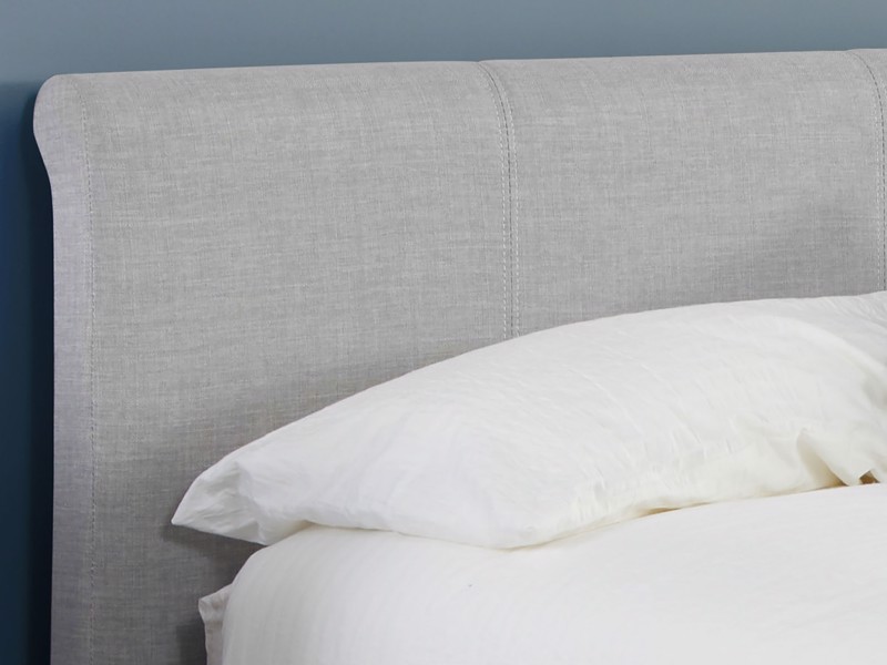 Land Of Beds Opus Grey Fabric Bed Frame4