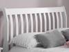 Land Of Beds Alto White Wooden Bed Frame2