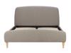 Land Of Beds Tenor Grey Fabric Bed Frame4