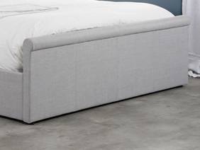 Land Of Beds Opus Grey Fabric Ottoman Bed5