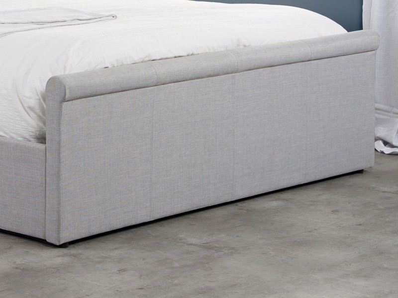 Land Of Beds Opus Grey Fabric Ottoman Bed3