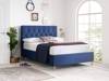 Land Of Beds Tempo Blue Fabric Ottoman Bed1