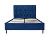 Land Of Beds Tempo Blue Fabric Ottoman Bed7