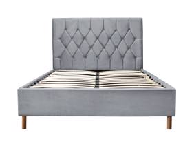 Land Of Beds Tempo Grey Fabric Ottoman Bed3
