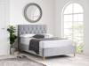 Land Of Beds Tempo Grey Fabric King Size Ottoman Bed1