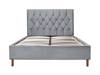 Land Of Beds Tempo Grey Fabric King Size Ottoman Bed9