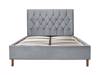 Land Of Beds Tempo Grey Fabric Small Double Ottoman Bed6