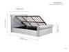 Land Of Beds Rhapsody Silver Grey Fabric Ottoman Bed8