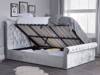 Land Of Beds Rhapsody Silver Grey Fabric Double Ottoman Bed4