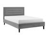 Land Of Beds Danbury Grey Fabric Bed Frame5