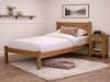Land Of Beds Chia Pine Finish Wooden Bed Frame1