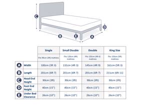Land Of Beds Chia Pine Finish Wooden Bed Frame4