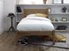 Land Of Beds Chia Pine Finish Wooden Bed Frame3