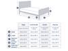 Land Of Beds Caraway White High Footend Wooden Small Double Bed Frame5