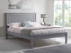 Land Of Beds Caraway Grey Low Footend Wooden Bed Frame1