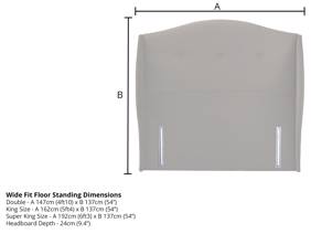 Rest Assured Camden Super King Size Headboard3