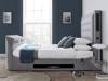 Land Of Beds Wilson Marbella Grey Fabric King Size TV Bed3