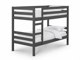 Land Of Beds Carnaby Dark Grey Wooden Bunk Bed4
