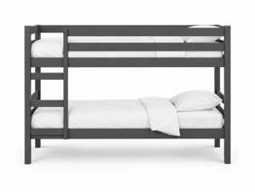 Land Of Beds Carnaby Dark Grey Wooden Bunk Bed5
