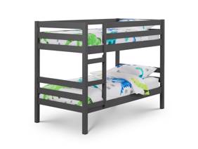 Land Of Beds Carnaby Dark Grey Wooden Bunk Bed2
