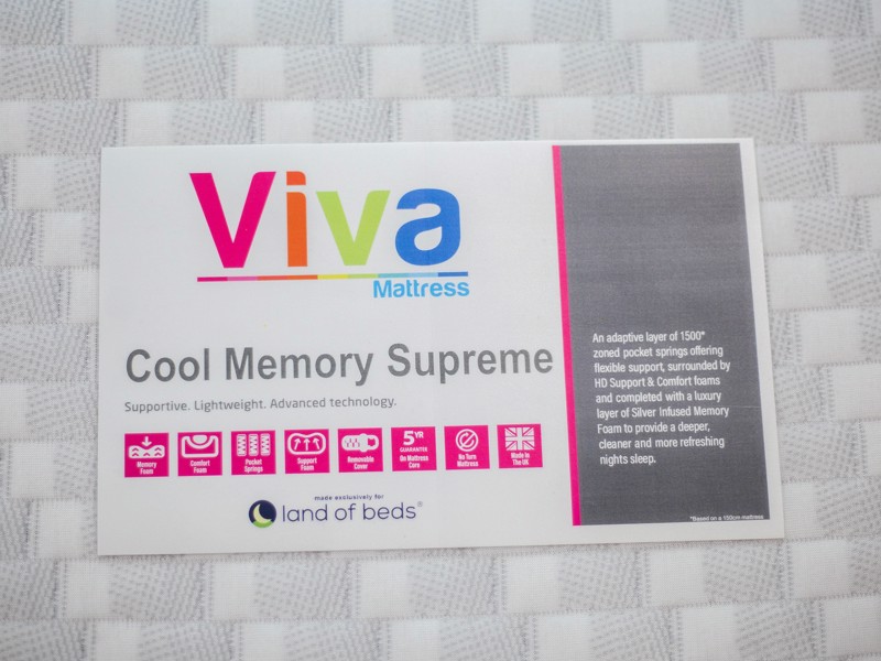 Viva Cool Memory Supreme Mattress2