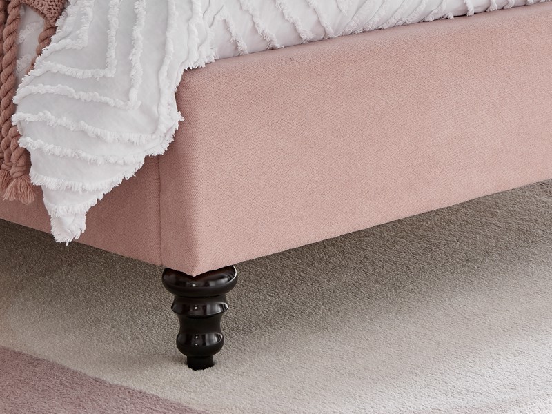 Land Of Beds Bridgerton Pink Fabric Bed Frame5