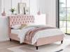 Land Of Beds Bridgerton Pink Fabric Bed Frame1