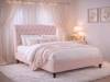 Land Of Beds Bridgerton Pink Fabric Bed Frame1