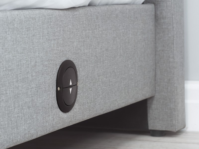 Land Of Beds Delia Grey Fabric TV Bed4