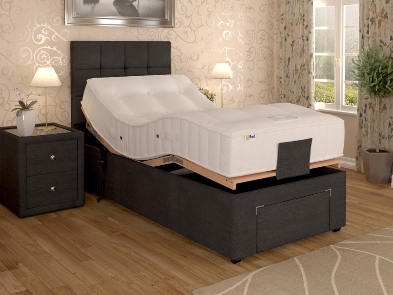 MiBed Dreamworld Lindale Natural 1200 Long Single Adjustable Bed Mattress1