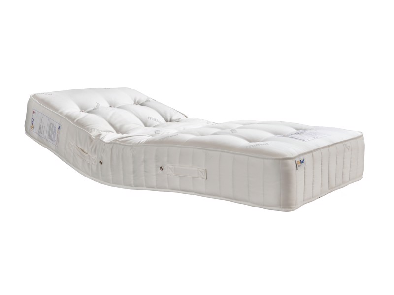 MiBed Dreamworld Lindale Natural 1200 Small Double Long Adjustable Bed Mattress2