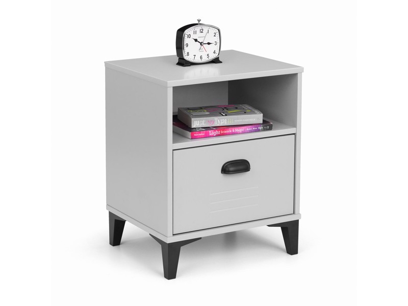 Land Of Beds - CLEARANCE STOCK - Lakers 1 Drawer Standard Bedside Table4