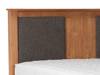 Land Of Beds Kara Oak Finish Wooden Double Bed Frame3