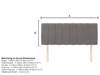 Airsprung Astral Eco Super King Size Headboard4