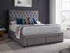 Land Of Beds Fillmore Grey Fabric Bed Frame1