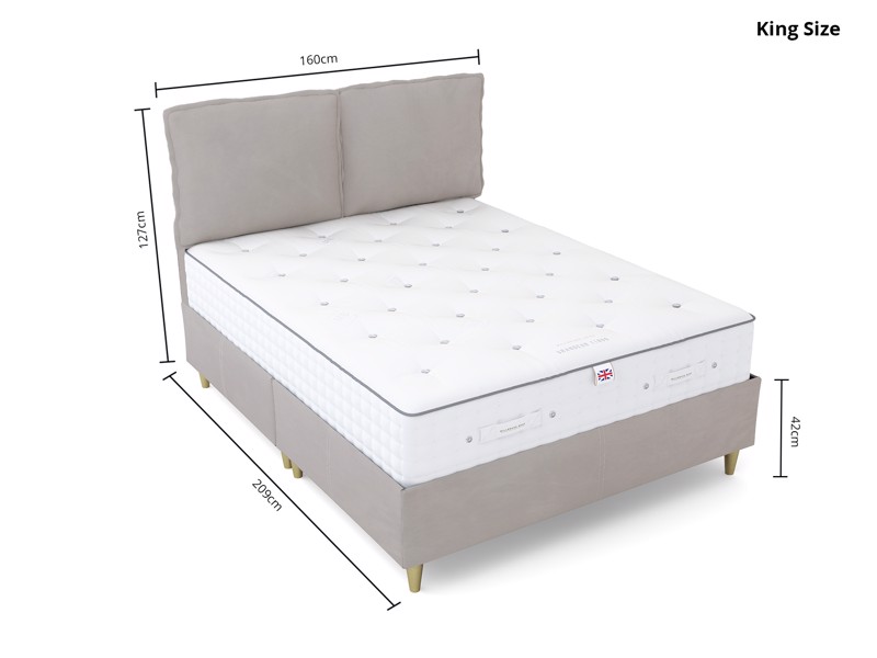 Millbrook Whitefield Fabric Bed Frame8