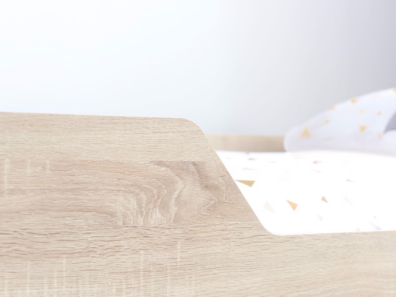 Land Of Beds Dreamer Oak Finish Wooden Kids Bed3