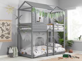 Land Of Beds Explorer Grey Wooden Bunk Bed1
