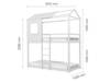 Land Of Beds Explorer White Wooden Bunk Bed10