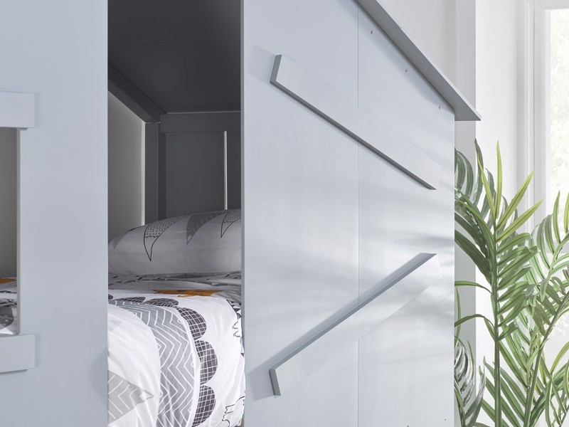 Land Of Beds Jungle Grey Wooden Bunk Bed6