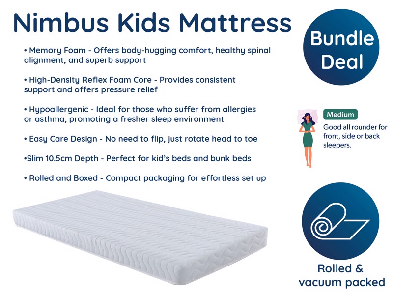 Land Of Beds Jungle Grey Wooden Bunk Bed2